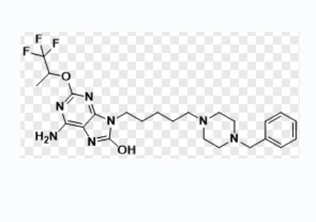 AYK佐剂-Toll7/8激动剂,6-amino-9-(5-(4-benzylpiperazin-1-yl)pentyl)-2-((1,1,1-trifluoropropan-2-yl)oxy)-9H-purin-8-ol