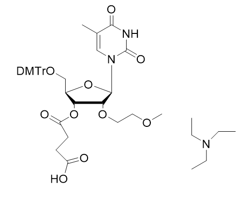 5'-DMTr-2'-O-MOE-rT-3'-succinate Phosphoramidite,TEA salt,5'-DMTr-2'-O-MOE-rT-3'-succinate Phosphoramidite,TEA salt