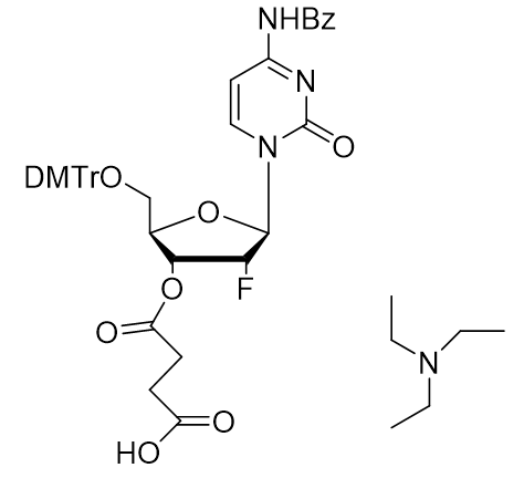 DMTr-2'-F-dC(Bz)-3'-succinate Phosphoramidite, TEA salt,DMTr-2'-F-dC(Bz)-3'-succinate Phosphoramidite, TEA salt