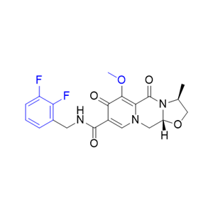 卡替拉韦杂质21,(3S,11aR)-N-(2,3-difluorobenzyl)-6-methoxy-3-methyl-5,7-dioxo-2,3,5,7,11,11a-hexahydrooxazolo[3,2-a]pyrido[1,2-d]pyrazine-8-carboxamide