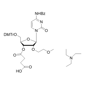 5'-DMTr-2'-O-MOE-rC(Bz)-3'-succinate Phosphoramidite,TEA salt