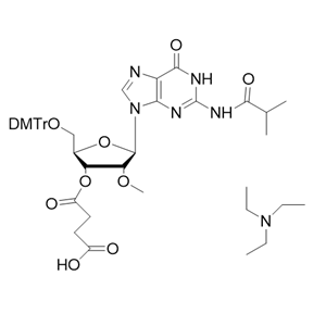 DMTr-2'-O-Me-rG(iBu)-3'-succinate Phosphoramidite,TEA salt