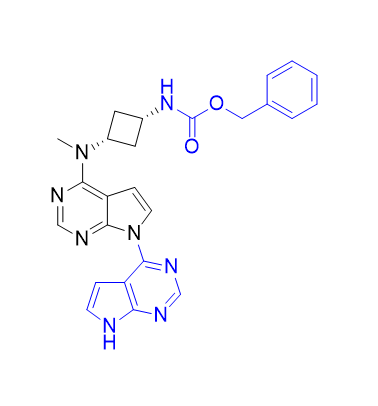 阿布昔替尼杂质08,benzyl (cis-3-(7H-[4,7'-bipyrrolo[2,3-d]pyrimidin]-4'-yl(methyl)amino)cyclobutyl)carbamate