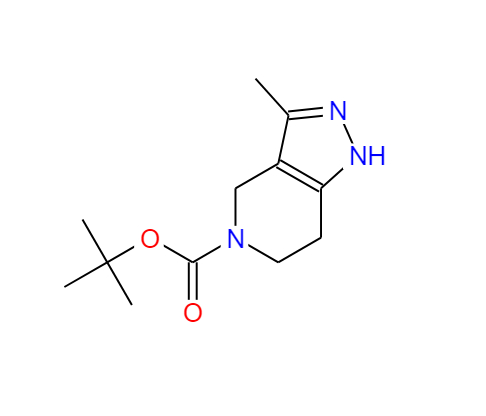 叔丁基3-甲基-6,7-二氢-1H-吡唑并[4,3-C]吡啶-5(4H)-羧酸,tert-Butyl 3-methyl-6,7-dihydro-1H-pyrazolo[4,3-c]pyridine-5(4H)-carboxylate