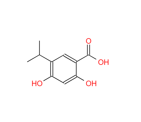 2,4-二羟基-5-异丙基苯甲酸,2,4-Dihydroxy-5-isopropylbenzoic acid