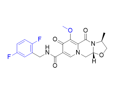 卡替拉韋雜質(zhì)23,(3S,11aR)-N-(2,5-difluorobenzyl)-6-methoxy-3-methyl-5,7-dioxo-2,3,5,7,11,11a-hexahydrooxazolo[3,2-a]pyrido[1,2-d]pyrazine-8-carboxamide