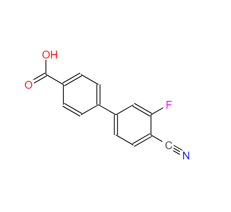 4‘-氰基-3-'氟二苯基-4-羧酸,4'-Cyano-3'-fluorobiphenyl-4-carboxylic acid