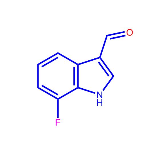 7-氟-1H-吲哚-3-甲醛,7-Fluoro-1H-indole-3-carbaldehyde