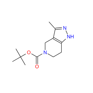 叔丁基3-甲基-6,7-二氢-1H-吡唑并[4,3-C]吡啶-5(4H)-羧酸,tert-Butyl 3-methyl-6,7-dihydro-1H-pyrazolo[4,3-c]pyridine-5(4H)-carboxylate