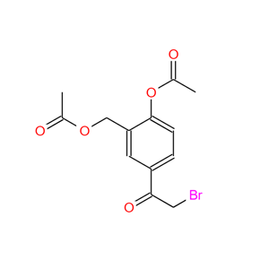 1-{4-(乙酰氧基)-3-[(乙酰氧基)甲基]苯基}-2-溴乙酮