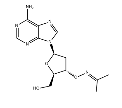 3'-O-(Isopropylideneamino)-2'-dA,Adenosine, 2'-deoxy-3'-O-[(1-methylethylidene)amino]-