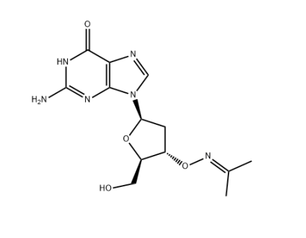 3'-O-(Isopropylideneamino)-2'-dG,Guanosine, 2'-deoxy-3'-O-[(1-methylethylidene)amino]-