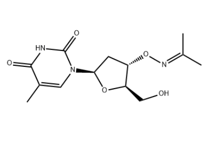 3'-O-(N-ACETONE-OXIME)-dT,Thymidine, 3'-O-[(1-methylethylidene)amino]-;3'-O-(Isopropylideneamino)thymidine;3'-O-(N-acetone-oxime)-2'-deoxythymidine
