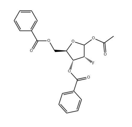 1-Acetate-2-Deoxy-2-Fluoro-3,5-O-dibenzoate-D-Ribofuranose,D-RIBOFURANOSE, 2-DEOXY-2-FLUORO-1-ACETATE 3,5-DIBENZOATE