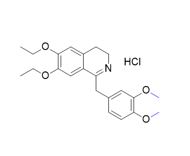 屈他维林杂质01,1-(3,4-dimethoxybenzyl)-6,7-diethoxy-3,4-dihydroisoquinoline hydrochloride