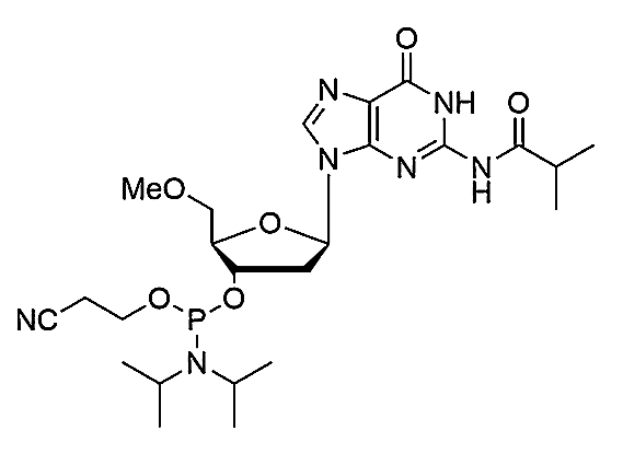 5'-OMe-2'-dG(iBu)-3'-CE-Phosphoramidite,N2-isobutyryl-5'-O-methyl-2'-deoxyguanosine-3'-cyanoethyl Phosphoramidite