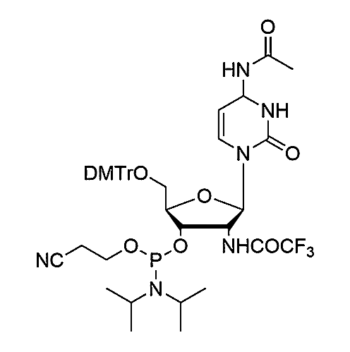 5'-O-DMTr-2'-Trifluoroacetamido-C(Ac)-3'-CE-Phosphoramidite,N4-Acetyl-5'-O-(4, 4'-dimethoxytrityl)-2'-Trifluoroacetamido-2'-deoxycytidine-3'-cyanoethyl-Phosphoramidite