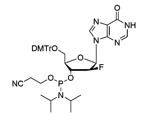 5'-O-DMTr-2'-ara-F-I-3'-CE-Phosphoramidite,5'-O-(4, 4'-dimethoxytrityl)-2'-fluoro-deoxy-arabinoinosine-3'-[(2-cyanoethyl)-(N, N-diisopropropyl)]-Phosphoramidite