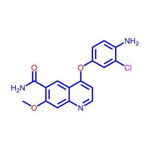 4-(4-氨基-3-氯苯氧基)-7-甲氧基-6-喹啉甲酰胺417722-93-1