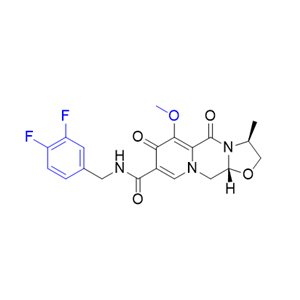 卡替拉韦杂质27,(3S,11aR)-N-(3,4-difluorobenzyl)-6-methoxy-3-methyl-5,7-dioxo-2,3,5,7,11,11a-hexahydrooxazolo[3,2-a]pyrido[1,2-d]pyrazine-8-carboxamide