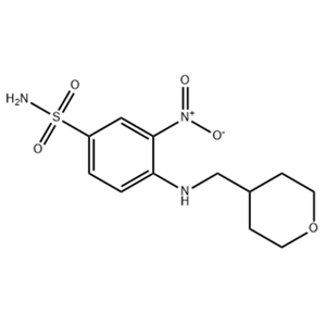 3-硝基-4-[[(四氢吡喃-4-基)甲基]氨基]苯磺酰胺,3-nitro-4-((tetrahydro-2H-pyran-4-yl)MethylaMino)benzenesulfonaMide