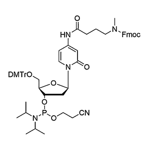N4-[4-(N-Fmoc-N-methyl-amino)butyryl]-5'-O-DMTr-2'-dC-3'-CE-Phosphoramidite