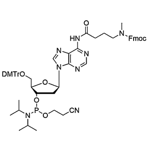 N6-[4-(N-Fmoc-N-methyl-amino)butyryl]-5'-O-DMTr-2'-dA-3'-CE-Phosphoramidite