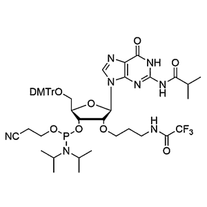 5'-O-DMTr-2'-O-Trifluoroacetamindo propyl-G(iBu)-3'-CE-Phosphoramidite