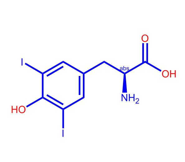 3,5-二碘酪氨酸,2-Amino-3-(4-hydroxy-3,5-diiodophenyl)propanoicacid