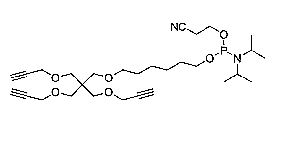 2-cyanoethyl (6-(3-(prop-2-yn-1-yloxy)-2,2-bis((prop-2-yn-1-yloxy)methyl)propoxy)hexyl),2-cyanoethyl (6-(3-(prop-2-yn-1-yloxy)-2,2-bis((prop-2-yn-1-yloxy)methyl)propoxy)hexyl)