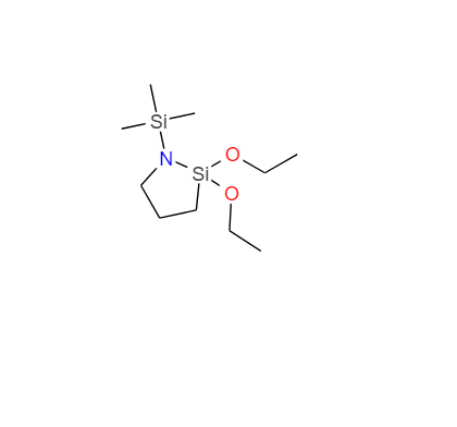 2,2-二乙氧基-1-(三甲基甲硅烷基)-1-氮杂-2-硅杂环戊烷,2,2-diethoxy-1-(trimethylsilyl)-1-aza-2-silacyclopentane