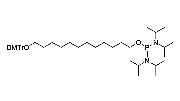 12-O-DMTr-dodecane-bis-(diisopropylamino)-Phosphane,12-O-(4, 4'-dimethoxytrityl)-dodecane-bis-(diisopropylamino)-Phosphane