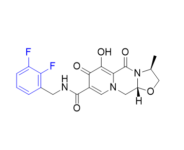 卡替拉韦杂质20,(3S,11aR)-N-(2,3-difluorobenzyl)-6-hydroxy-3-methyl-5,7-dioxo-2, 3,5,7,11,11a-hexahydrooxazolo[3,2-a]pyrido[1,2-d]pyrazine-8- carboxamide