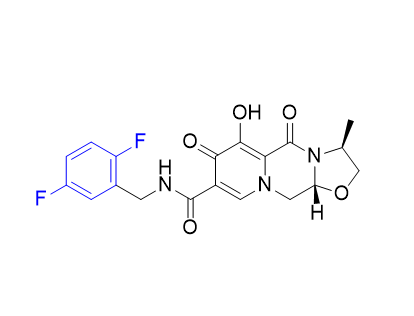 卡替拉韦杂质22,(3S,11aR)-N-(2,5-difluorobenzyl)-6-hydroxy-3-methyl-5,7-dioxo-2,3,5,7,11,11a-hexahydrooxazolo[3,2-a]pyrido[1,2-d]pyrazine-8-carboxamide