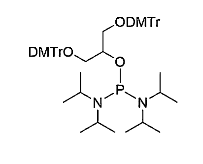 1, 3-di-O-DMTr-glycerol-bis-(diisopropylamino)-Phosphane,1, 3-di-O-(4, 4'-dimethoxytrityl)-glycerol-bis-(diisopropylamino)-Phosphane