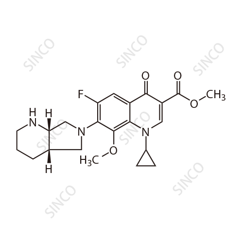 莫西沙星雜質F（莫西沙星甲基酯）,Moxifloxacin EP Impurity H (Moxifloxacin Methyl Ester)