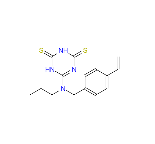 6-(4-乙烯基苄基-正丙基)氨基-1,3,5-三嗪-2,4-二硫醇,1,3,5-Triazine-2,4(1H,3H)-dithione, 6-(4-ethenylphenyl)methylpropylamino-