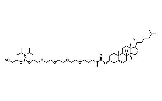 Cholesterol tetraethylene glycol (TetraEG) amidite (plant source),Cholesterol tetraethylene glycol (TetraEG) amidite (plant source)