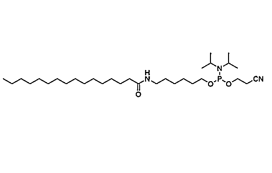 Palmitic Aminohexanol Amidite,2-cyanoethyl (6-palmitamidohexyl) diisopropylphosphoramidite