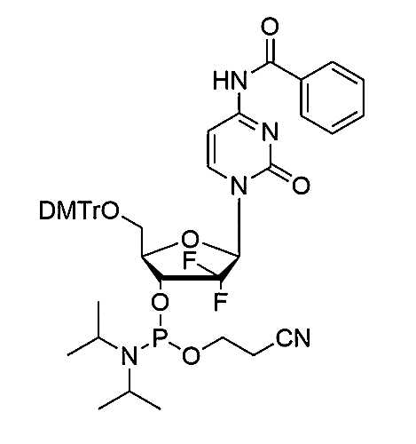 Gemcitabine 3'-CE Phosphoramidite,N4-Benzoyl-2'-deoxy-5'-O-DMTr-2', 2'-difluorocytidine 3'-cyanoethyl phosphoramidite
