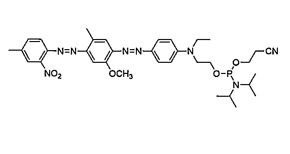 5'-HDQ-1 Phosphoramidite,4'-(2-Nitro-4-toluyldiazo)-2'-methoxy-5'-methyl-azobenzene-4”-(N-ethyl)-N-ethyl-2-cyanoethyl-(N, N-diisopropyl)-phosphoramidite