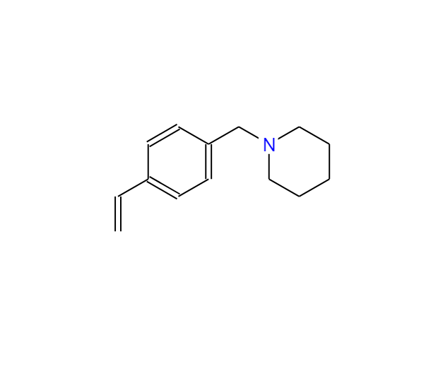 1-[(4-乙烯基苯基)甲基]哌啶,1-(4-vinylbenzyl)piperidine