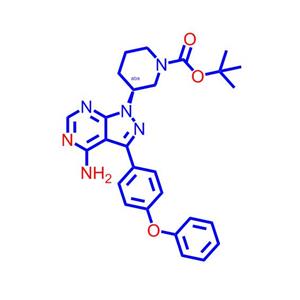 (R)-3-(4-氨基-3-(4-苯氧基苯基)-1H-吡唑并[3,4-d]嘧啶-1-基)哌啶-1-甲酸叔丁酯1022150-11-3