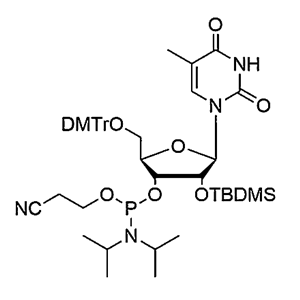 5'-O-DMTr-2'-O-TBDMS-5-Me-U-3'-CE-Phosphoramidite