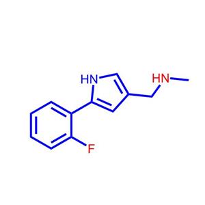 1-（5-（2-氟苯基）-1H-吡咯-3-基）-N-甲基甲胺1610043-62-3