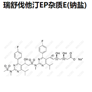 瑞舒伐他汀EP杂质E(钠盐) 2226413-61-0 (free acid)