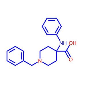 1-苄基-4-(苯胺基)哌啶-4-羧酸,1-Benzyl-4-(phenylamino)piperidine-4-carboxylicacid