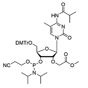 5'-O-DMTr-2'-O-(methoxycarbonyl)methyl-5-Me-C(iBu)-3'-CE-Phosphoramidite