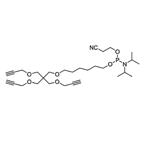 2-cyanoethyl (6-(3-(prop-2-yn-1-yloxy)-2,2-bis((prop-2-yn-1-yloxy)methyl)propoxy)hexyl),2-cyanoethyl (6-(3-(prop-2-yn-1-yloxy)-2,2-bis((prop-2-yn-1-yloxy)methyl)propoxy)hexyl)