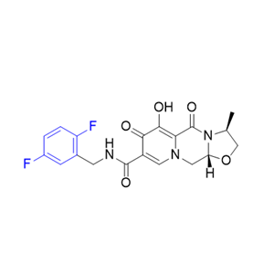 卡替拉韦杂质22,(3S,11aR)-N-(2,5-difluorobenzyl)-6-hydroxy-3-methyl-5,7-dioxo-2,3,5,7,11,11a-hexahydrooxazolo[3,2-a]pyrido[1,2-d]pyrazine-8-carboxamide